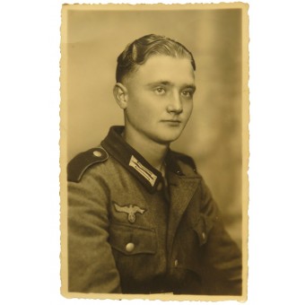 Studio porträtt Felix Prozell Gebirgs Panzerjager Kompanie 16, Regiment 100. Espenlaub militaria